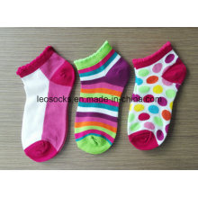 Children Socks with Pattern Knitted Ankle Cotton Socks